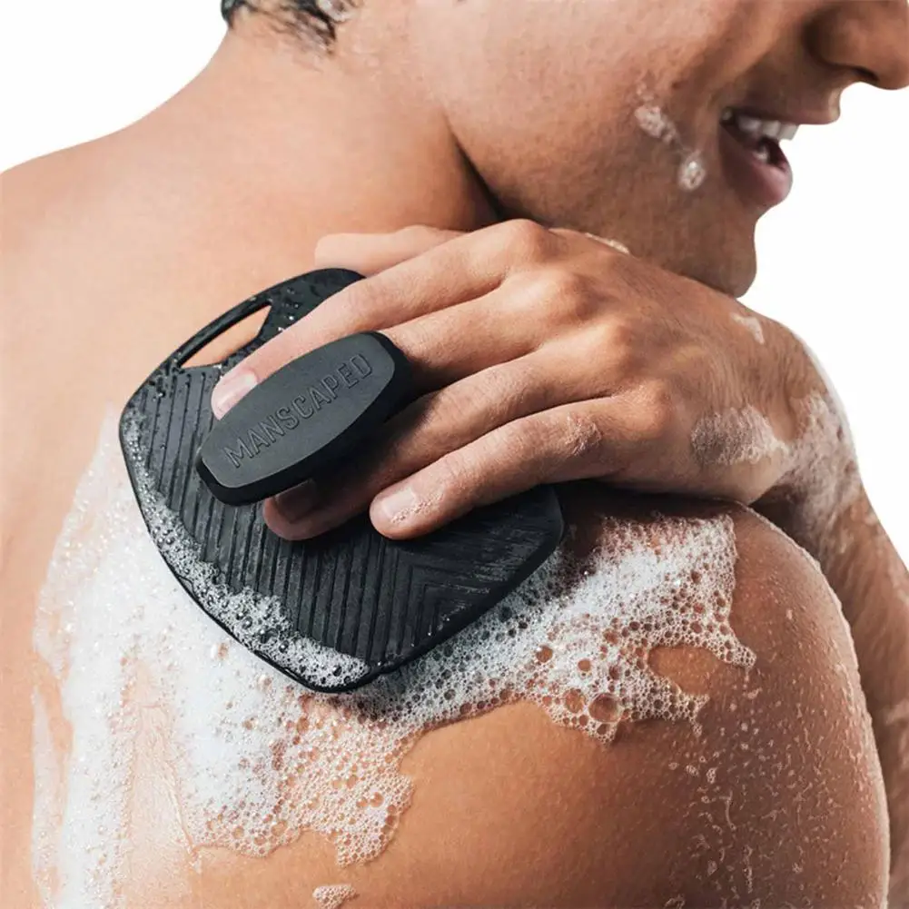 

Body Buffer Silicone Scrubber Portable Wall Mountable Shampoo Bath Brush Nourishing Cleaning Exfoliating Skin Care for man woman