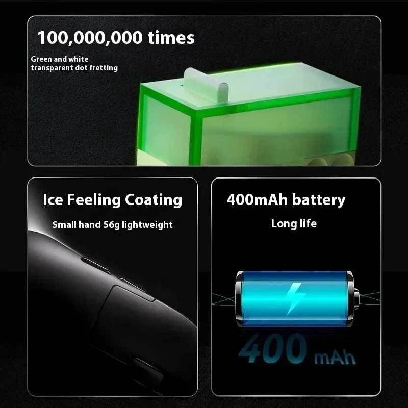 Игровая мышь AJAZZ AJ159APEX трехрежимная беспроводная Paw3950 датчик 8K легкая игровая по