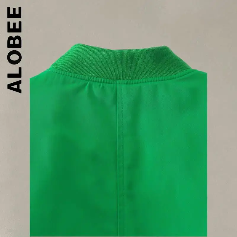 Куртка Alobee в стиле хип-хоп для женщин простая зимняя куртка-бомбер унисекс