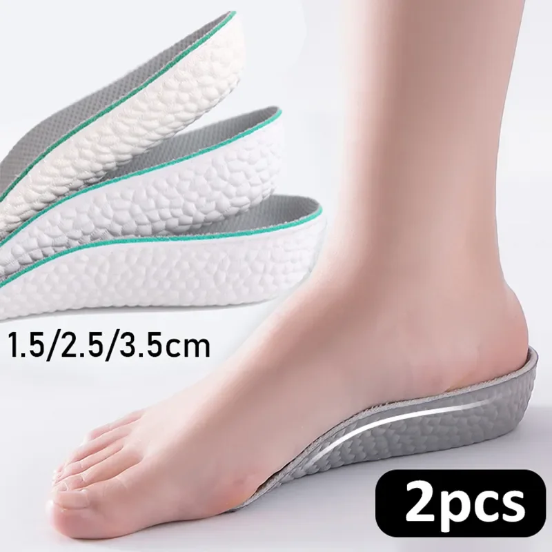 

Height Increase Insoles Women Comfortable Mesh Sweat-absorbing wedge Insole for Sports Shoe Pads High Heel Shoes Pad