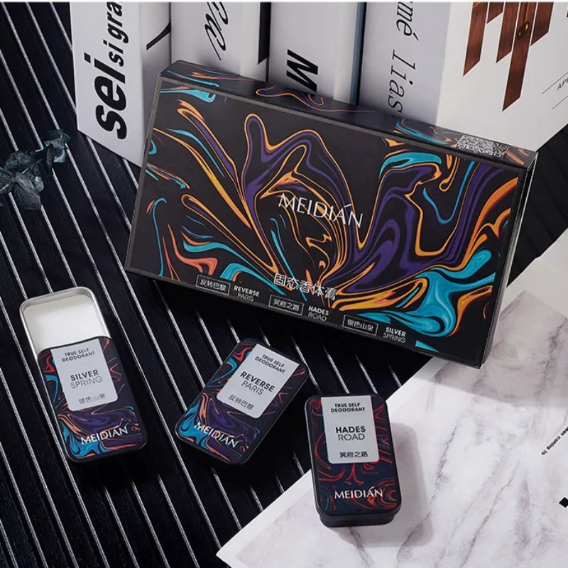 

Neutral Solid Balm Fresh Perfumes for Men and Women Portable Fragrances Long-lasting Perfume Cream Set Deodorant Antiperspirants