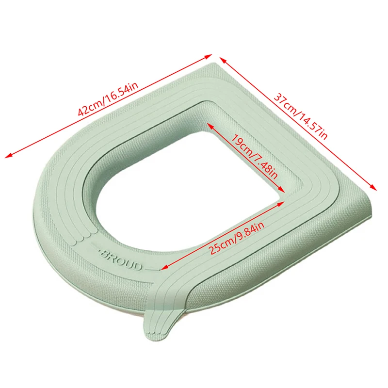 Чехол На Сиденье Для Унитаза Из ЭВА Универсальный Мягкий Моющийся Аксессуары