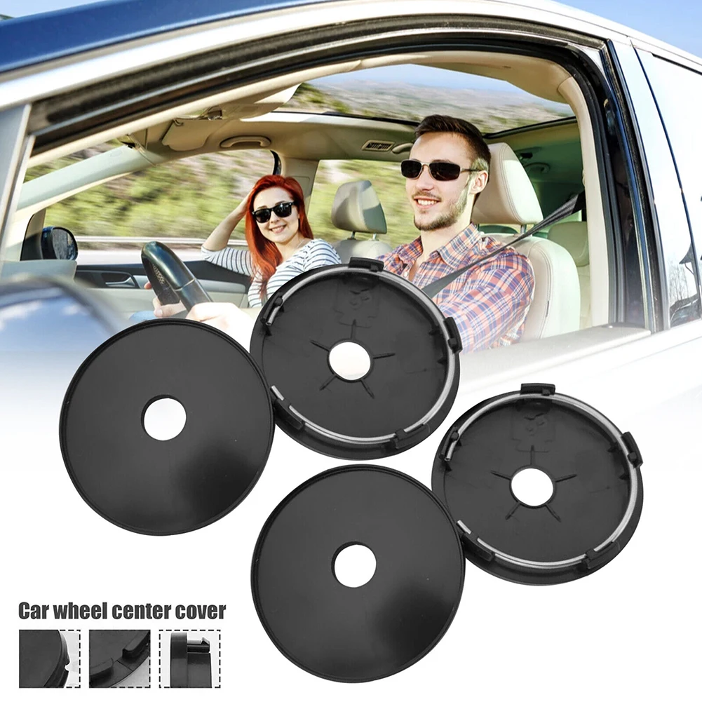 

4pcs X Car Wheel Center Cap 56mmX60mm ABS Plastic Universal Modified Hub Center Cover Electroplating Hub Cover Auto Accessories