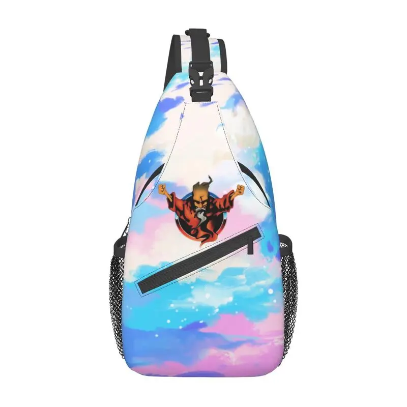 

Thunderdome Breaking Hardcore Gabber Crossbody Sling Backpack Men Music Festival Shoulder Chest Bag for Cycling Camping Daypack