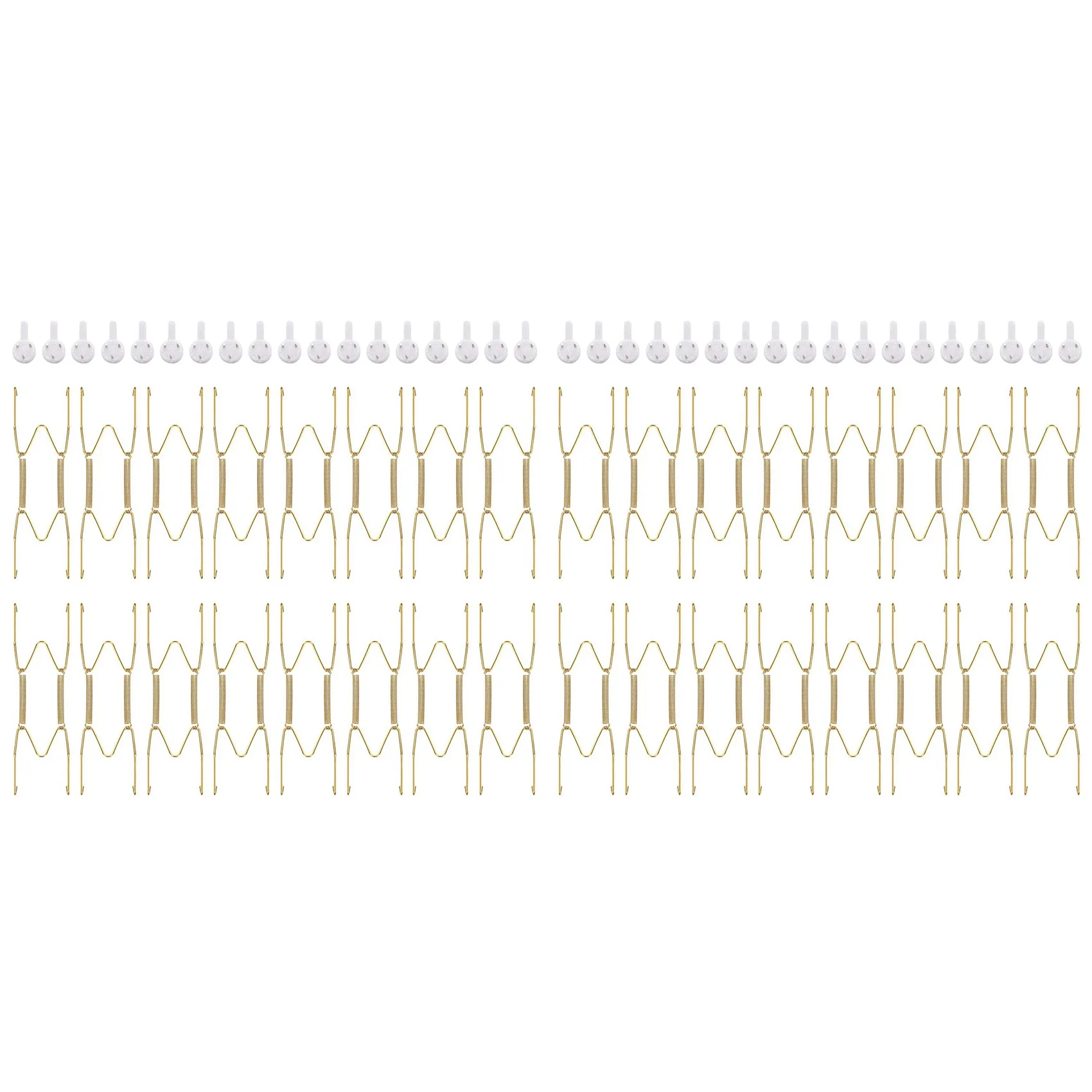 

32 шт. 6 дюймов Невидимые вешалки для пластин, настенные вешалки для пластин, латунные держатели для проволочных пластин с 36 шт. настенных крючков