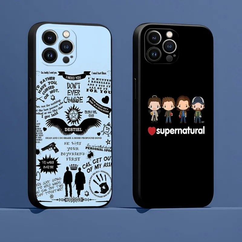 

TV Supernatural Phone Case Funda For Apple Iphone 14 Pro Max 12 13 Mini 11 Xr X Xs 8 6s 7 6 Plus Shockproof Back Cover