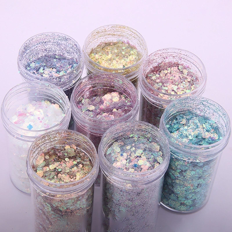 

Diy Epoxy Resin Material Fairy Pupil Sequins Eye Makeup Sequins Color Powder Bright Gradient Pigment Manicure Crafts