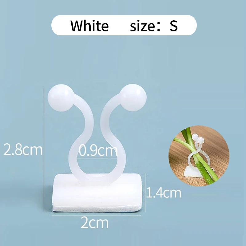 

Самоклеящаяся фиксированная застежка-крючок для подъема растений, настенный зажим для садовых растений, зажим для лозы