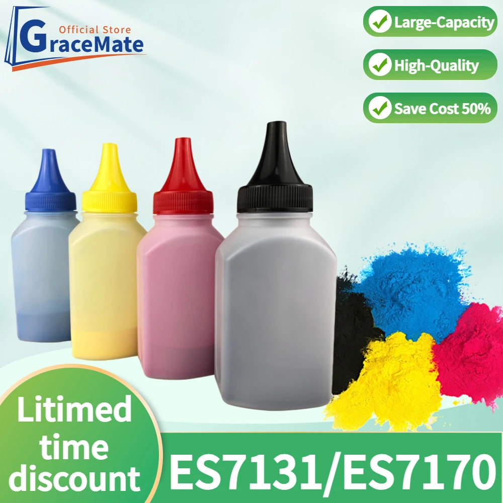 

GrateMate 5 Stars Refill Toner Cartridge Powder Compatible for OKI ES7131 ES7170 ES 7131 7110 Laser Printer Color Refill Toner