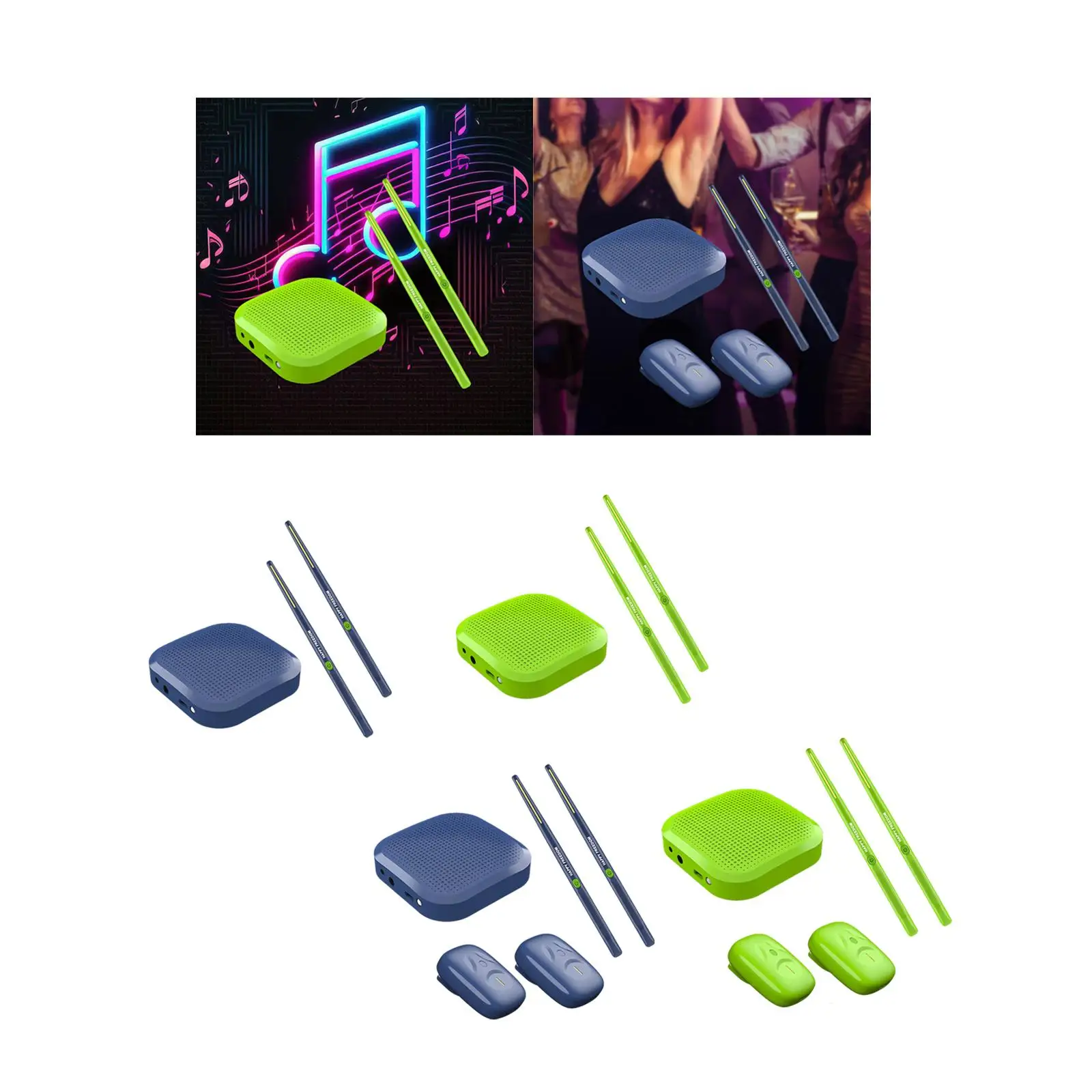 Карманная барабанная установка электронная для детей и взрослых выступление