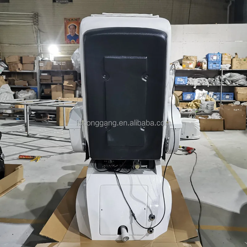 Роскошный Золотой педикюрный стул с акриловой основой Электрический обратный