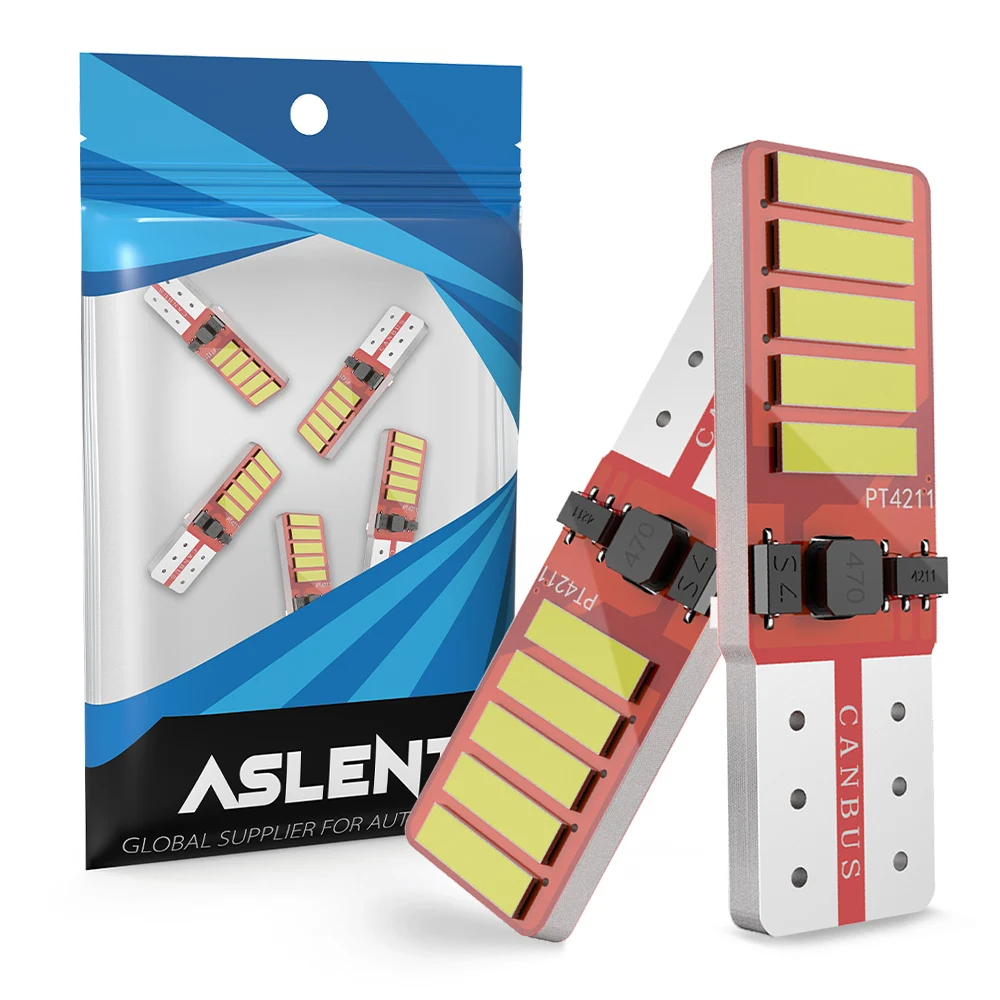 

2x Super Bright T10 7020 Chip W5W 168 194 12V Car LED Auto Door Reading License Plate Light Clearance Bulb 6500k Interior Lamp