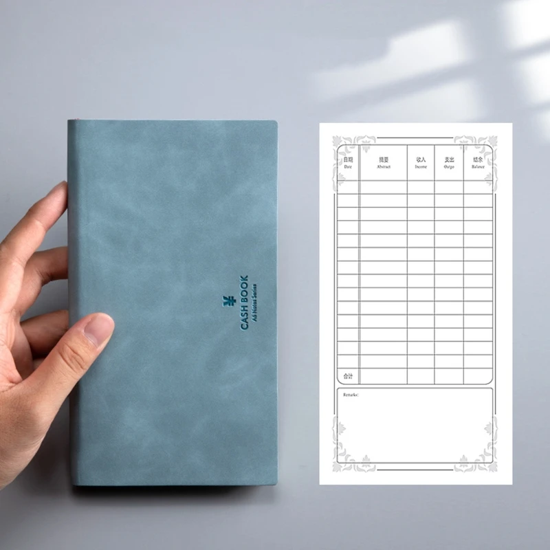 Portable Account Tracker Notebook Expense Ledger Book Finance Planner Account Notebook for Small Business Bookkeeping