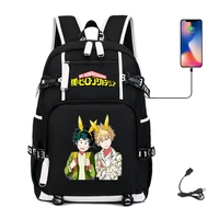 my hero academia backpack childrens bookbags back to school gift bags children boys girls daily beautiful knapsack anime bag