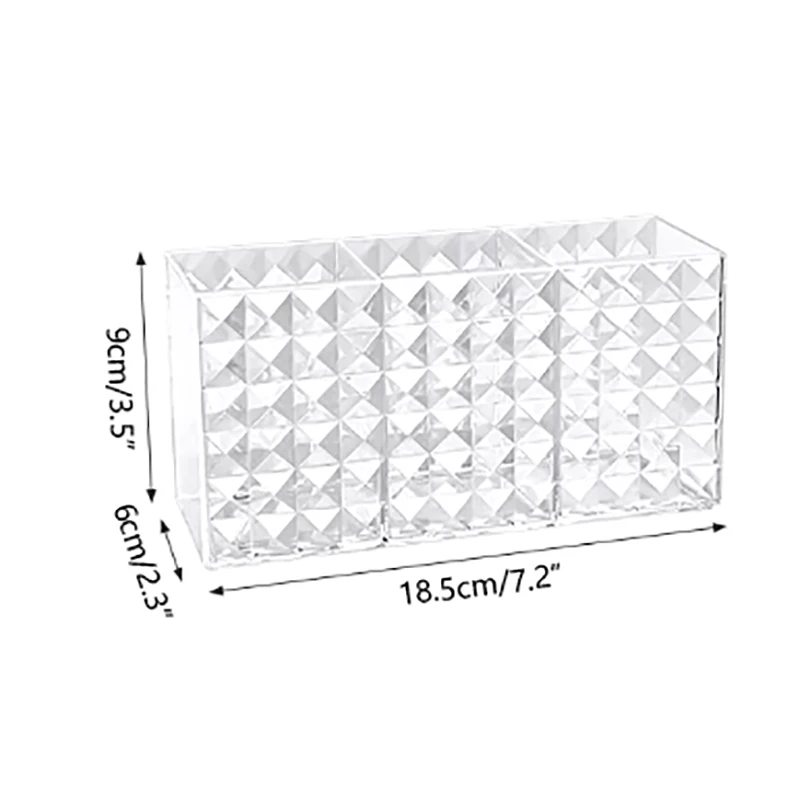 Прозрачная женская акриловая коробка для хранения кистей макияжа Женский