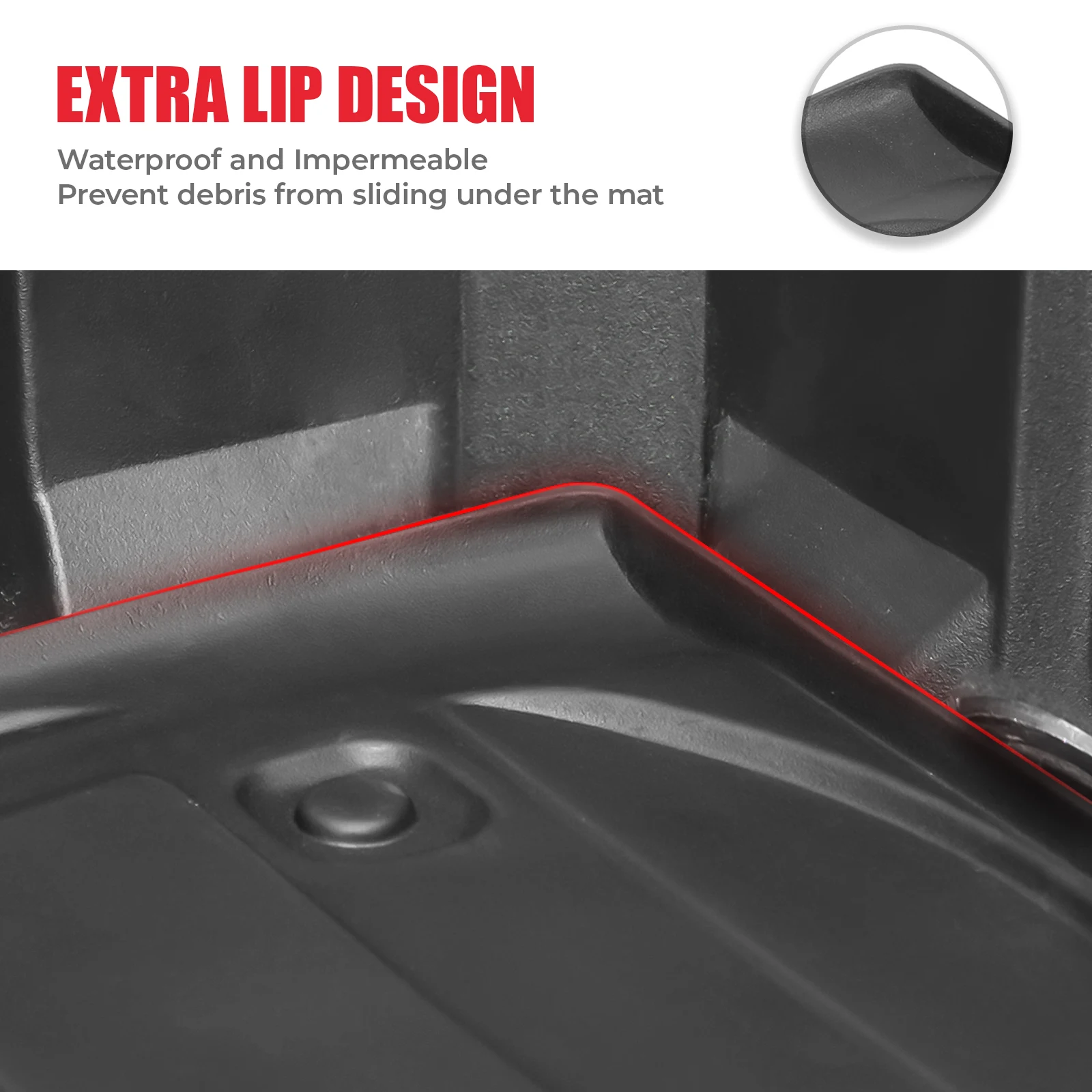 Для Can-Am Defender HD5 HD7 HD8 HD9 HD10 MAX 2016-2024 UTV резиновая задняя грузовая кровать вкладыш