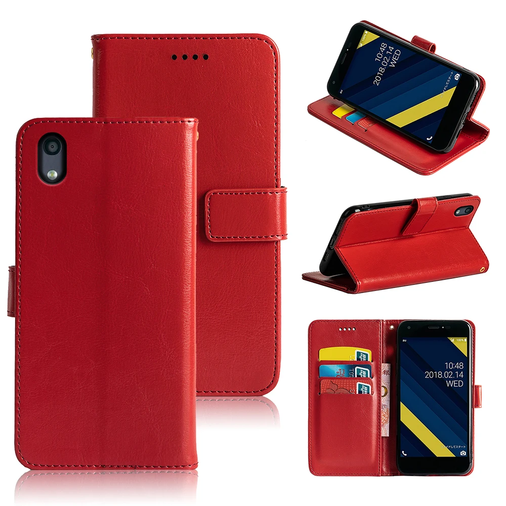 Кожаный чехол-бумажник для Kyocera Android One X3 раскладной Магнитный чехол S6 KYV48 Gratina S8 S9 X3-KC Digno SANG