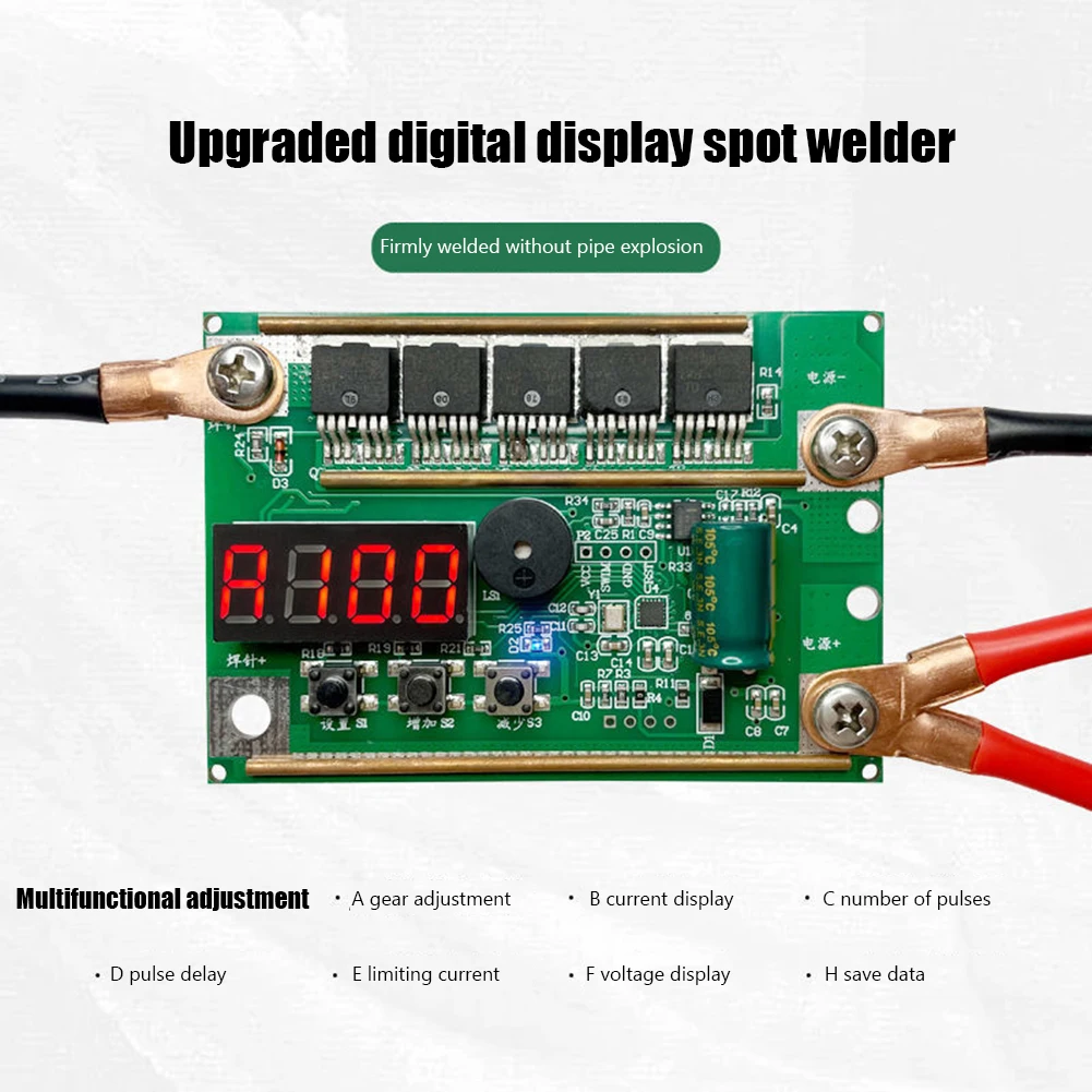 

12V Soldered Circuit Board Torsion Portable Circuit Board Welding Device Digital Display Intelligent for Welding Machine Parts