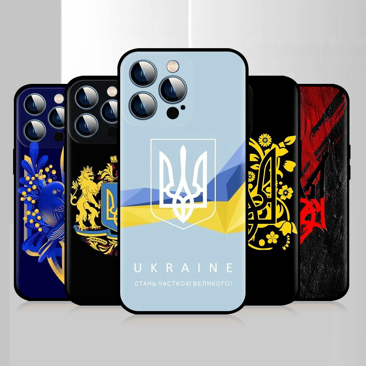 

Ukraine Flag Ukraine Passport Black Soft Case For Apple iPhone 14 12 13 Mini 11 Pro Max X XS XR 7 8 Plus 6 6S Funda Phone Covers