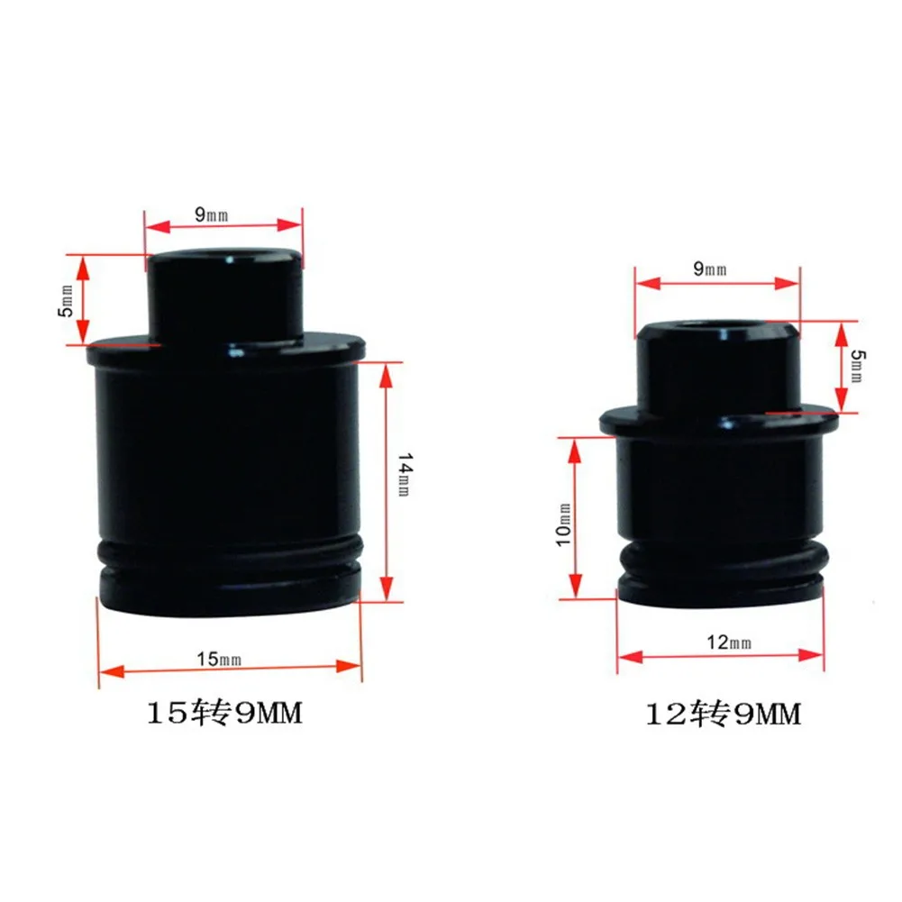 

12/15mm To 9mm Thru Axle Quick Release/QR Hub Conversion Adapter Fit Hope CNC Machined Thru Axle Hub Replacement