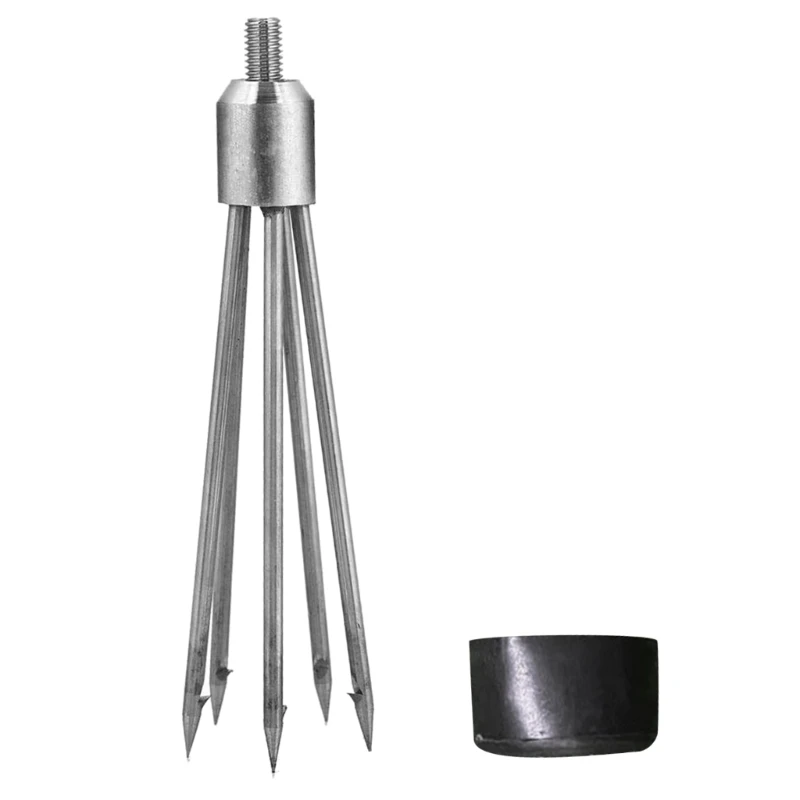 

Stainless Steel 5 Prong Tip Harpoons Gaffs Barbed 5 Prong Fish Harpoons Divings