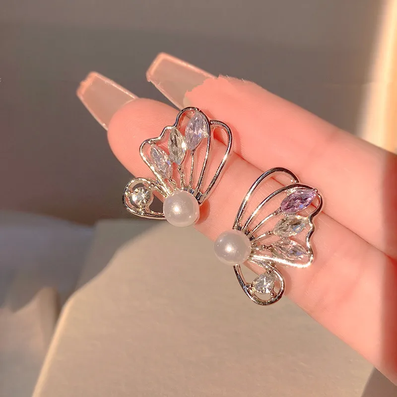 Personalized sweet Sen series butterfly earrings Fashion long tassel earrings Suitable for ladies Fashion party jewelry earrings