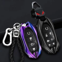 zinc alloy key case for changan cs85 coupe cs55 plus cs95 2019 2020 2021 2022 keychain 7 buttons remote cover car accessories