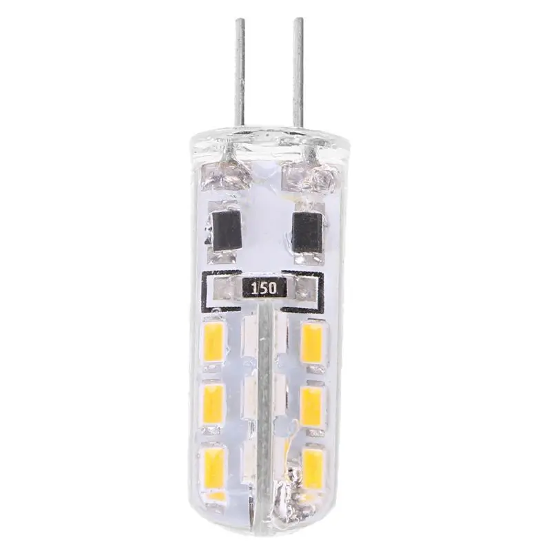 

G4 Silica Gel 2W 24 LED 3014 Cool / Warm White Light Bulb Lamp for Dc 12