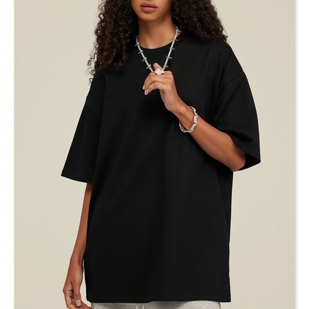 Мужская и женская рубашка с логотипом под заказ тяжелая хлопковая Футболка 425 г