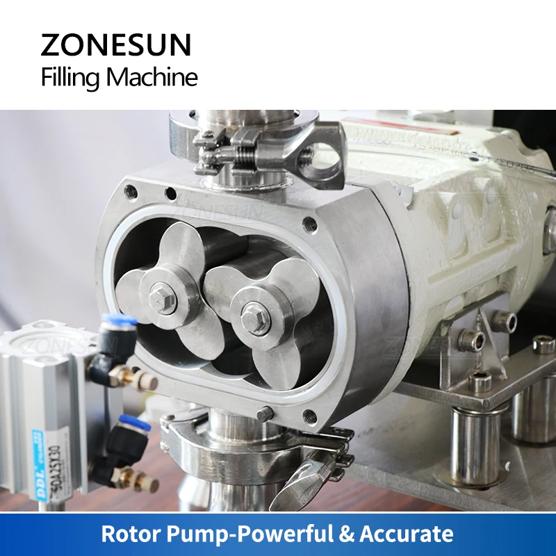 Машина для розлива ZONESUN ZS-VTRP1A Paste Серводвигатель роторный насос вязкий жидкий