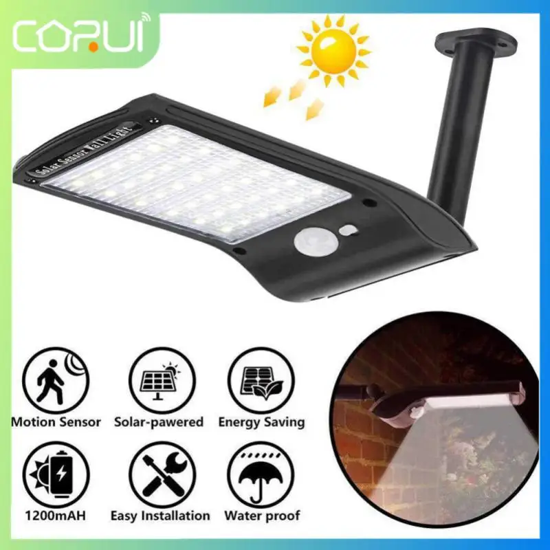 

CORUI Smart LED Solar Induction Rotating Wall Light Outdoor Human Body Induction Lamp Garden Courtyard Street Lamp Decoration