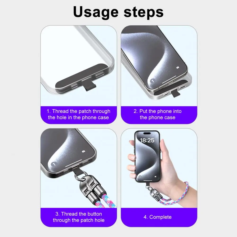 Фото Кабель для передачи данных Type-C, кабель для зарядки USB-C, 240 Вт, быстрый кабель для зарядки USB-C, 2-в-1, портативный браслет-шнурок для смартфонов №5
