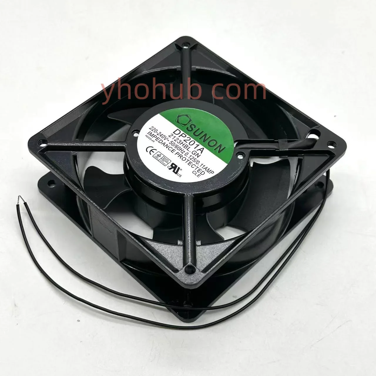 Корпусный вентилятор Emacro DP201A 2123HBL.GN 220В