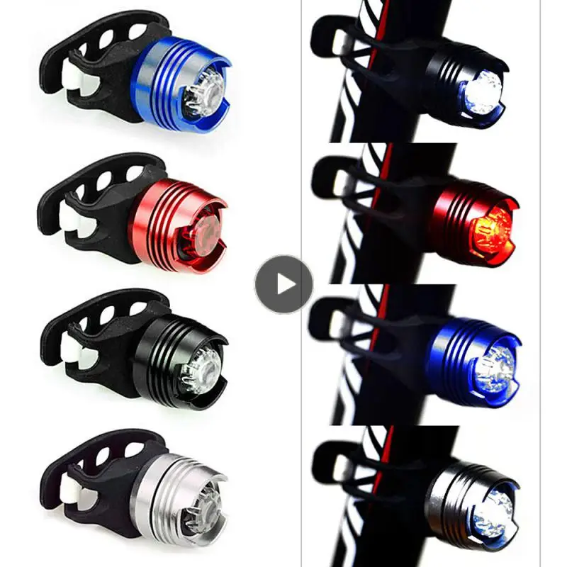 

High Brightness Aluminum Alloy Ruby Bicycle Tail Light Mountain Bike Monocular Light Warning Light Riding Equipment