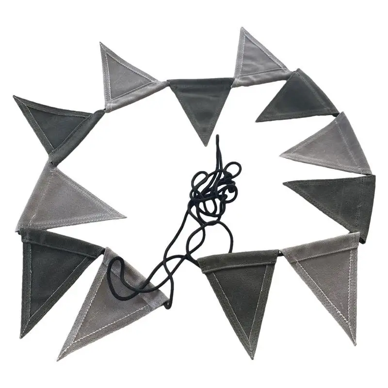 

Декоративный треугольный флаг, 12 шт., декоративные Треугольные флаги для улицы, внутреннего интерьера, для палатки, украшение для кемпинга