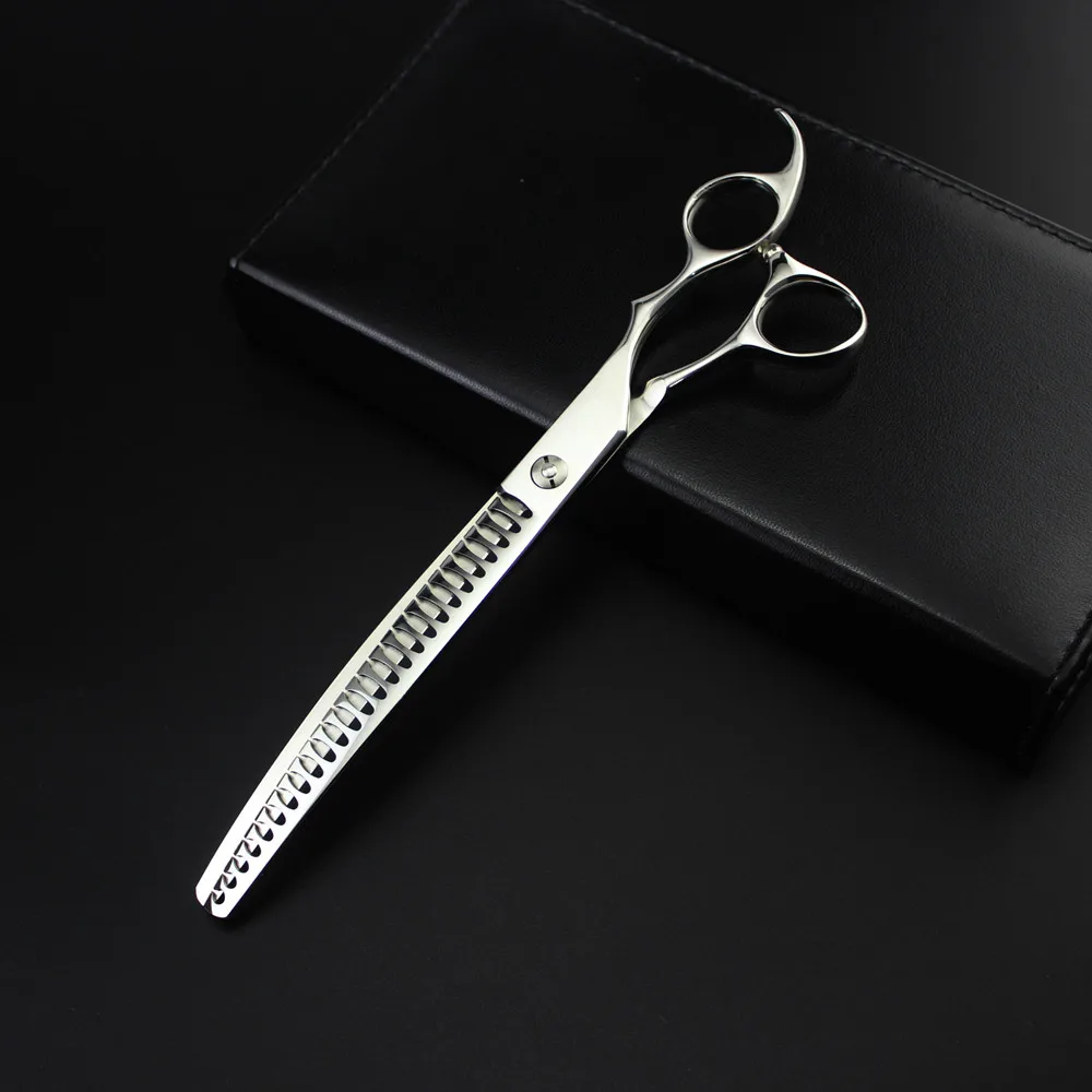 

Professional JP 440c steel 8 '' Pet dog grooming Curved hair scissors Thinning Barber tools haircut shears Hairdresser Scissors