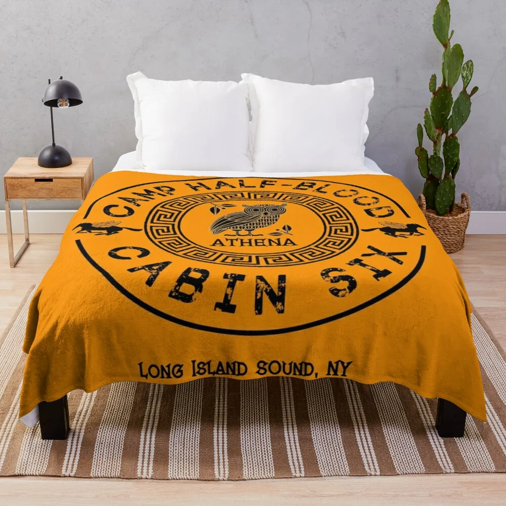

Cabin Six - Athena - Percy Jackson - Camp Half-Blood -Throw Blanket hairy blanket blanket for giant sofa flannel blanket