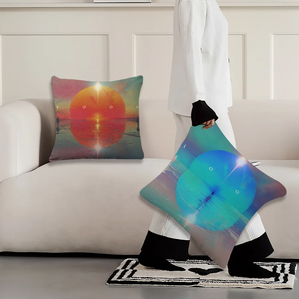 Рок-группа Imagine D-Dragons Loom наволочка квадратная подушка для комнаты спальня