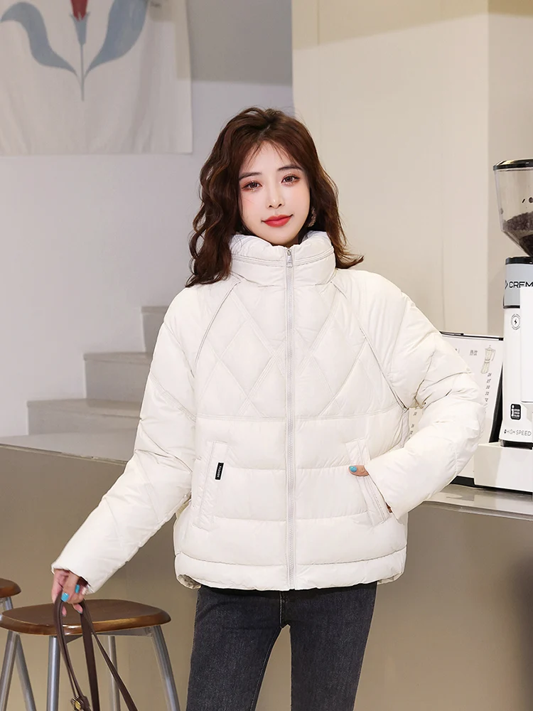 Winter Jacket Women Overcoat 2022 Thick Down Cotton Padded Coat Female Fashion Short Parka Mujer Puffer Jackets
