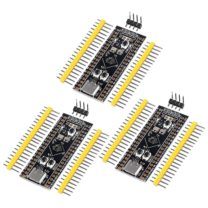 

3Pcs STM32F411 Development Board V3.0 STM32F411CEU6 STM32F4 Learning Board 100Mhz Freq 128KB RAM 512KB ROM