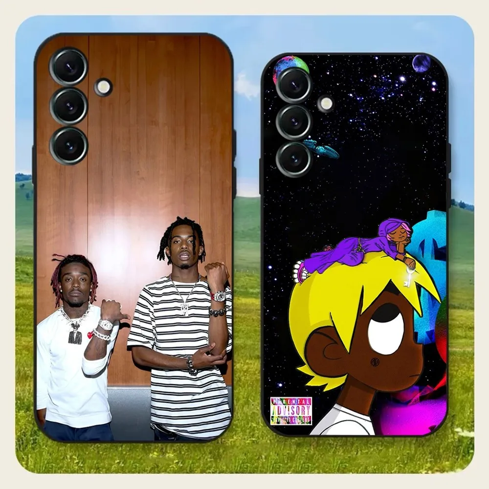Чехол для телефона Rapper L-Lil U-Uzi Vert Samsung Galaxy A20 A21s A22 A31 A32 A52 A53 A72 73 A80 A91Мягкий черный