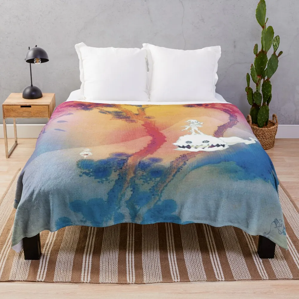 

ghost in front kid Throw Blanket Jacquard Blankets Ands