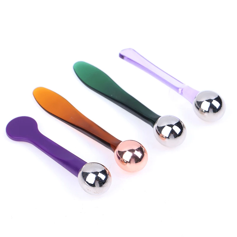 

1PC Eye Roller Massage Stick Eye Cream Applicator Cosmetic Spatula Anti Wrinkle Facial Spoon Gold Alloy Face Thin Skin Care Tool
