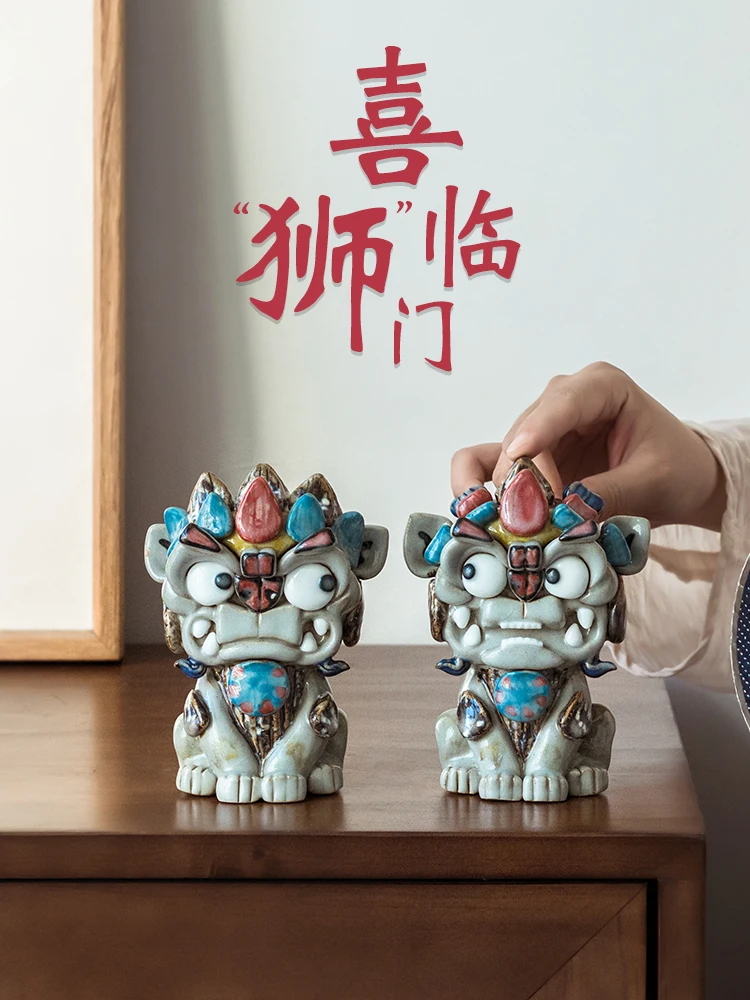 

Pixiu keep the house safe money drawing ornaments senior sense of gift niche housewarming new house lion move living room decor