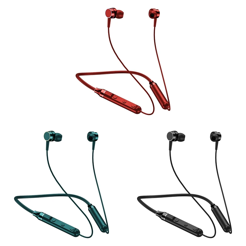 

Беспроводные Bluetooth-наушники с креплением на шею, Bluetooth-гарнитура, Беспроводные спортивные наушники-вкладыши, Bluetooth-гарнитура