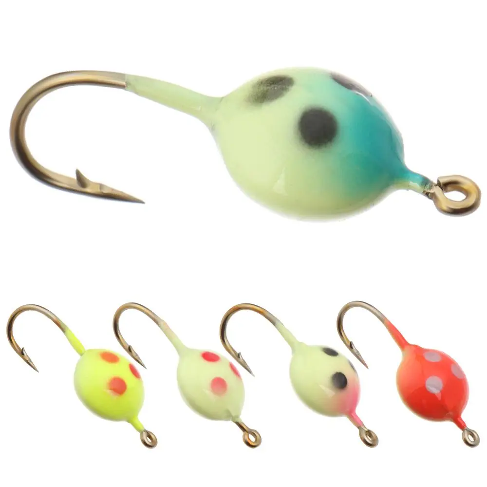 

2PCS/Lot 2021 Artificial mini 25mm/3g Winter Bait Insect Ice Fishing Lure AD-Sharp Lead Hard Hook