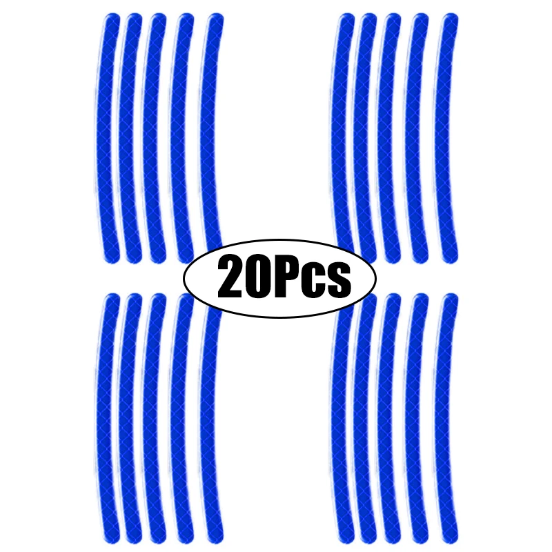 

Синие светящиеся колпачки клапанов, Автомобильные Колесные Светоотражающие наклейки, светящиеся ночью колпачки для автомобильных и мотоциклетных колес, колпачки для стержней клапанов