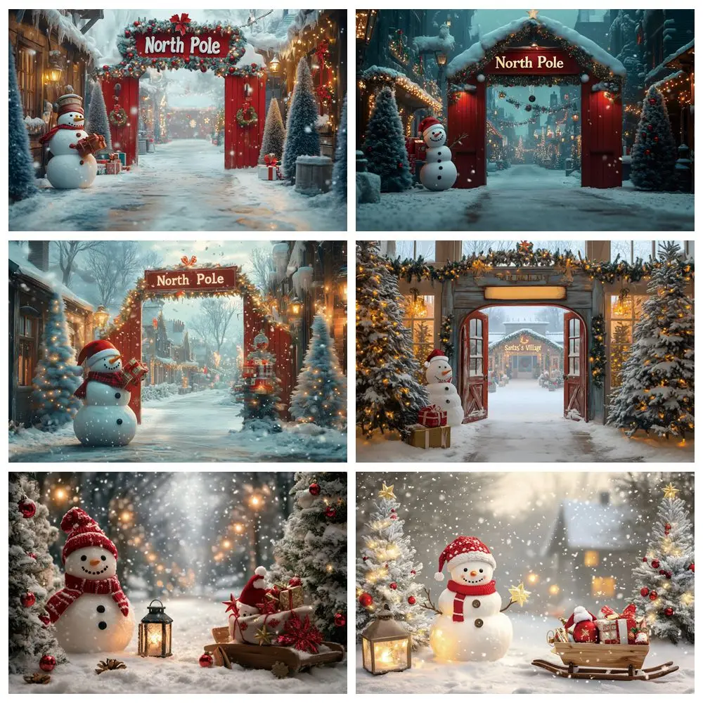 Фон для фотосъемки &quotСнеговик&quot размеры в ассортименте