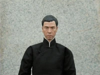 for sale 16th male chinese kung fu ip man wing chun donnie yen head sculpture model for 12inch doll action collectable