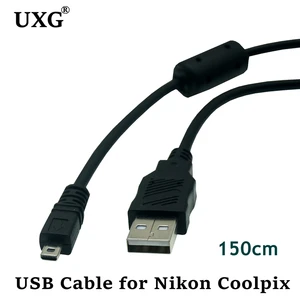USB Cable For Nikon Coolpix D7100 D5300 D5200 D5100 D3300 D3200 S9500 UC-E16 E17 S3100 S3000 S2 S31 S32 S2750 S2700 S230 S203